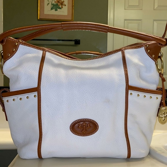 Handbags - Prix De Dressage Large White Tan Purse